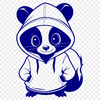 Free SVG Skunk Graphics A skunk, a wild animal commonly found in forests and woodlands, is depicted in this vector art illustration.