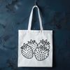 Strawberry SVG Design A stylized illustration of a strawberry fruit.