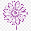 Beautiful White Daisy SVG Icon A white daisy flower with yellow center, suitable for vector design.