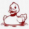 Quacking Good Vector Duck Illustration A high-quality digital illustration of a duck in vector format.