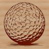 Golf Ball Design Elements A high-resolution SVG illustration of a golf ball with various design elements.