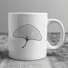 Leaf Template in Vector Format A stylized leaf graphic in vector format.
