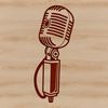 High-Quality Microphone Icon A high-quality vector microphone icon in SVG format, ideal for digital designs.