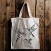 Vibrant Bird in Flight Design A colorful illustration of a hummingbird in flight, featuring vibrant plumage and delicate details.