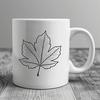 Free Vector Leaf Illustration SVG A simple leaf illustration used in clip art designs for various applications.