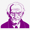 Elderly Gentleman Icon A high-resolution SVG illustration of an elderly male figure.