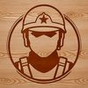 Military Man Clip Art SVG A detailed illustration of a man in military attire, suitable for commercial or personal projects requiring vector art.