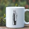 Detailed Male Portrait SVG An illustration of a male figure with detailed features.