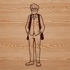 A generic illustration of a male figure.