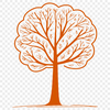Beautiful Tree Graphic Design An intricately designed tree graphic suitable for editing in design software.
