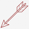 Vector arrow design for web and cut file use