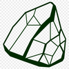Free textured stone design SVG illustration of a textured rock with detailed design elements.