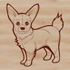 Free Standing Dog SVG Downloadable Image A standing Welsh Corgi breed dog, suitable as vector art for pet owners or animal enthusiasts.