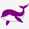 Vector Whale Design SVG File A detailed illustration of a whale in vector format, suitable for commercial or personal use with various cutting machines.