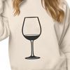 Red Wine Glass Design A simple design of a glass of red wine, suitable for use as clip art in various graphic projects.