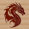 A mythical creature dragon illustration in vector format, suitable for various digital applications.