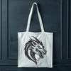 Free Vector Dragon Clipart A vector representation of a dragon's head featuring curved lines and stylized features.