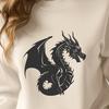 Beautiful Dragon - Mythical Creature DXF