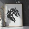 Stunning Dragon - Glowforge PDF