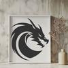 Unique Dragon - SVG For Commercial Use