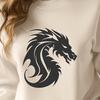 Beautiful Dragon - Mythical Creature SVG