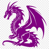 Beautiful Dragon In SVG, PNG, PDF And DXF File Formats - Free