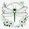 Colorful Dragonfly Vector Graphics A colorful dragonfly design with intricate details, suitable for vector graphics.