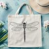 Free Vector Dragonfly Art A colorful illustration of a dragonfly in flight, suitable for vector design projects.