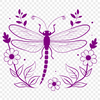 Free Dragonfly Clip Art A vibrant dragonfly illustration in vector format, ideal for graphic design and digital crafting projects.