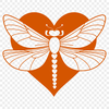 Dragonfly Icon Vector Graphic A vibrant, intricately designed dragonfly icon created as a scalable vector graphic.