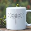 Colorful dragonfly insect illustration in vector format.