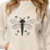 Iridescent Wings Dragonfly Design A colorful dragonfly insect with iridescent wings and body, suitable for vector art and design projects.