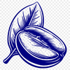 Stunning Coffee Bean Clipart - Free DXF Download