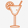 Free Cocktail Digital Drawing