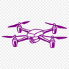 Unique Drone Vector Drawing