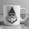 Dwarf Printable Image In SVG, PNG, PDF And DXF Formats