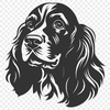 Free Unique Dog Stencil SVG - Commercial Use