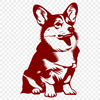 Creative Corgi Printable Image