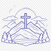 Unique Cross Clipart