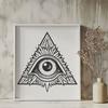 Stunning Eye Of Providence In SVG & DXF