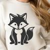 Cute Fox Digital Artwork - Free SVG Download