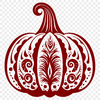 Pumpkin Printable Image In SVG, PNG, PDF And DXF Formats