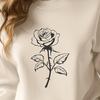 Free Unique Rose Artwork DXF - Commercial Use