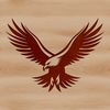 A detailed illustration of a majestic eagle in flight, ready to be used as a vector graphic for various projects.