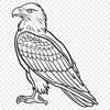 Stunning Perched Bird Digital Artwork - DXF