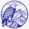 Free Eagle In SVG, PNG, PDF And DXF File Formats - Free