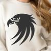 Artistic Eagle Digital Drawing - Free DXF Download