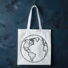 Beautiful digital globe illustration A detailed vector illustration of our planet Earth in a digital format.