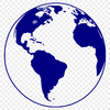 Earth Silhouette Vector A stylized illustration of the planet Earth in a vector format.