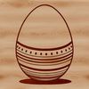 Decorative Easter Egg Graphics Illustrative Easter egg design created as a vector graphic.